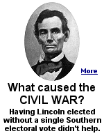 The election of a Republican, Abraham Lincoln, as President in 1860 sealed the deal. His victory, without a single Southern electoral vote, was a clear signal to the Southern states that they had lost all influence.